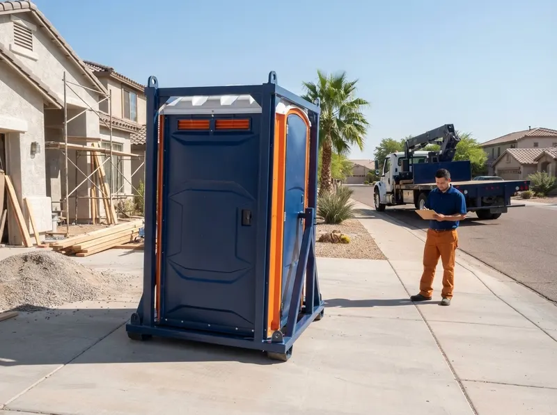 High-Rise & Crane Lift Portable Toilet Rental in Peoria, AZ